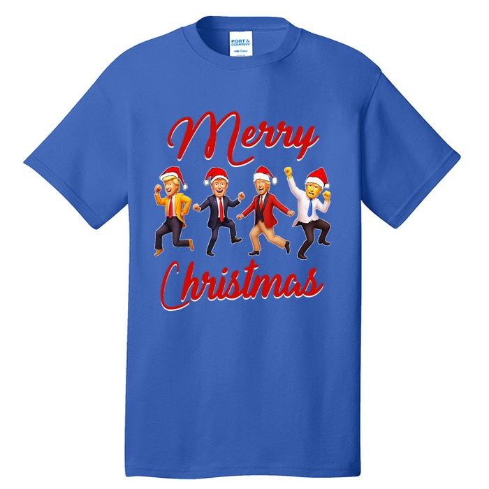 Trump Dance Santa Claus Christmas Xmas Pajamas Holiday Tall T-Shirt