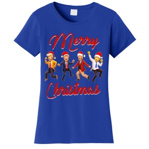 Trump Dance Santa Claus Christmas Xmas Pajamas Holiday Women's T-Shirt