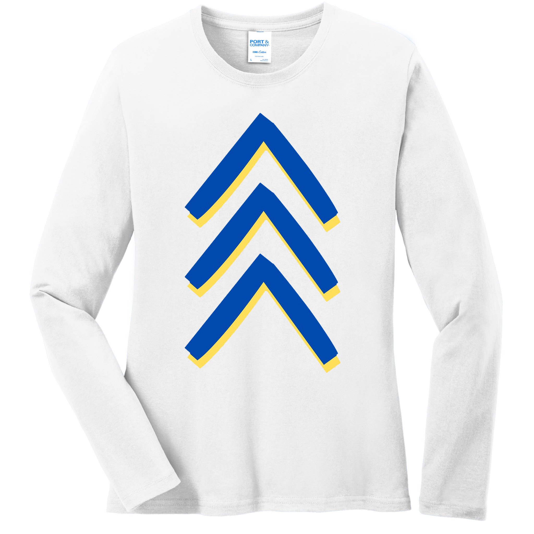 T21 Down Syndrome Awareness Ladies Long Sleeve Shirt