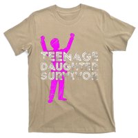 Teenage Daughter Survivor FatherS Day Funny Christmas Joke T-Shirt