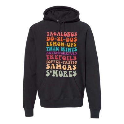 Tagalongs Do Si Sos Lemon Ups Scout Troop Scout Leader Premium Hoodie