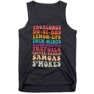 Tagalongs Do Si Sos Lemon Ups Scout Troop Scout Leader Tank Top