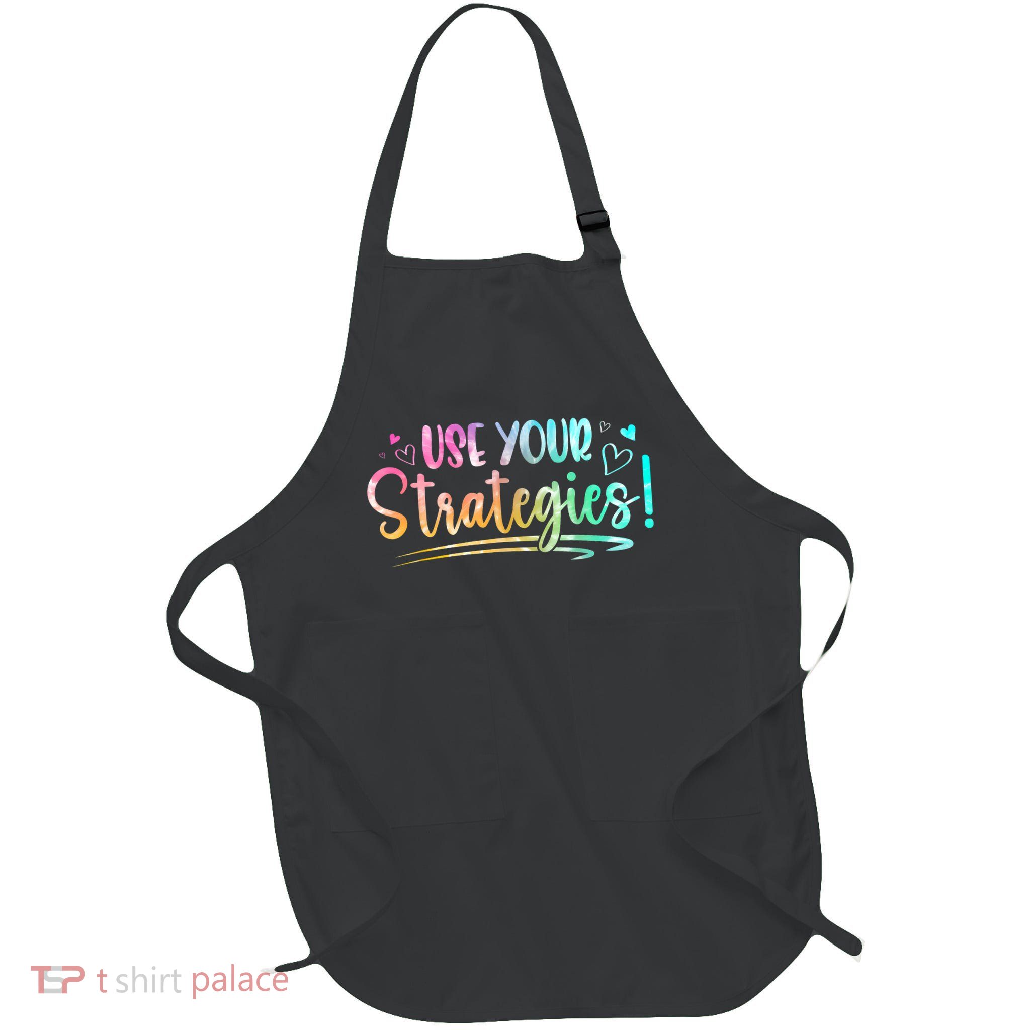 Test Day State Testing Exam Teacher Student Motivational Full-Length Apron With Pockets