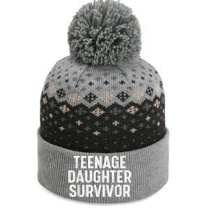 Teenage Daughter Survivor The Baniff Cuffed Pom Beanie