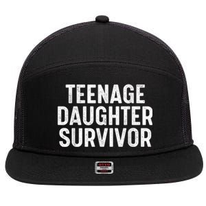 Teenage Daughter Survivor 7 Panel Mesh Trucker Snapback Hat