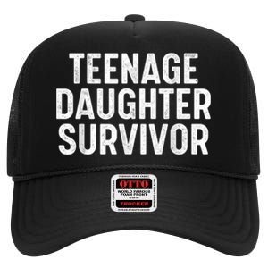 Teenage Daughter Survivor High Crown Mesh Back Trucker Hat