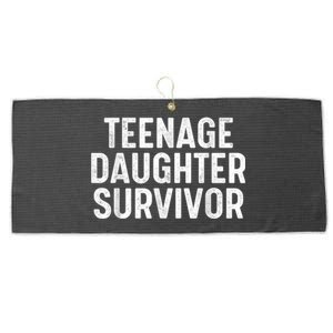 Teenage Daughter Survivor Large Microfiber Waffle Golf Towel