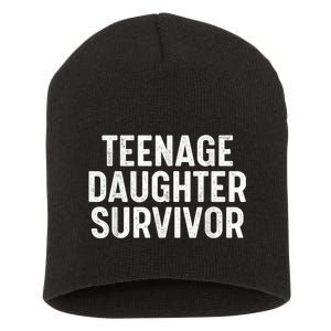 Teenage Daughter Survivor Short Acrylic Beanie