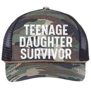 Teenage Daughter Survivor Retro Rope Trucker Hat Cap