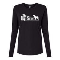 The Dog Sitter Dog Sitter Animal Pet Caretaker Womens Cotton Relaxed Long Sleeve T-Shirt