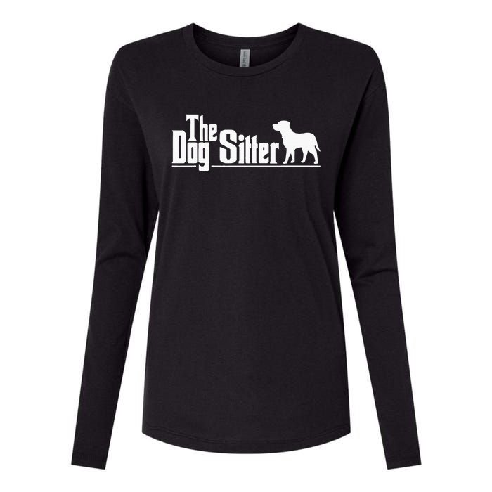 The Dog Sitter Dog Sitter Animal Pet Caretaker Womens Cotton Relaxed Long Sleeve T-Shirt