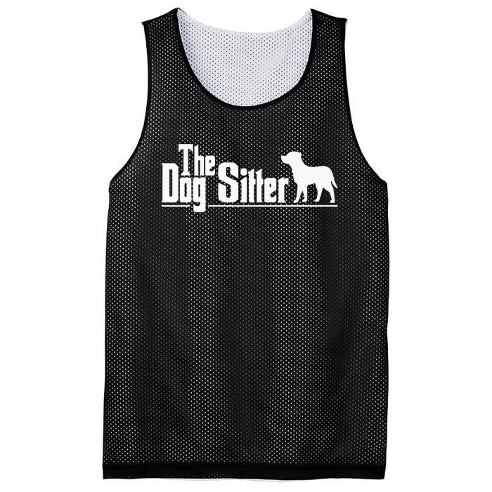 The Dog Sitter Dog Sitter Animal Pet Caretaker Mesh Reversible Basketball Jersey Tank