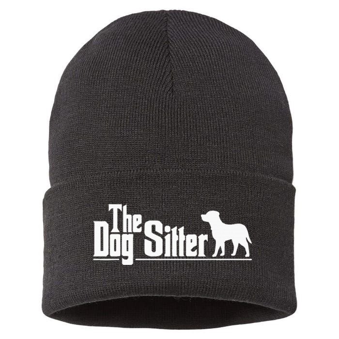 The Dog Sitter Dog Sitter Animal Pet Caretaker Sustainable Knit Beanie