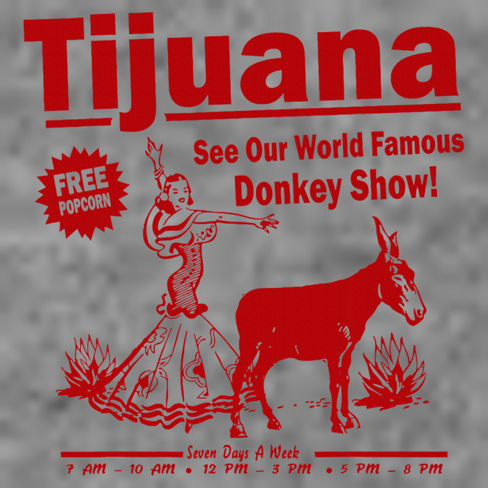 Tijuana Donkey Show Essential 7-Panel Snapback Hat