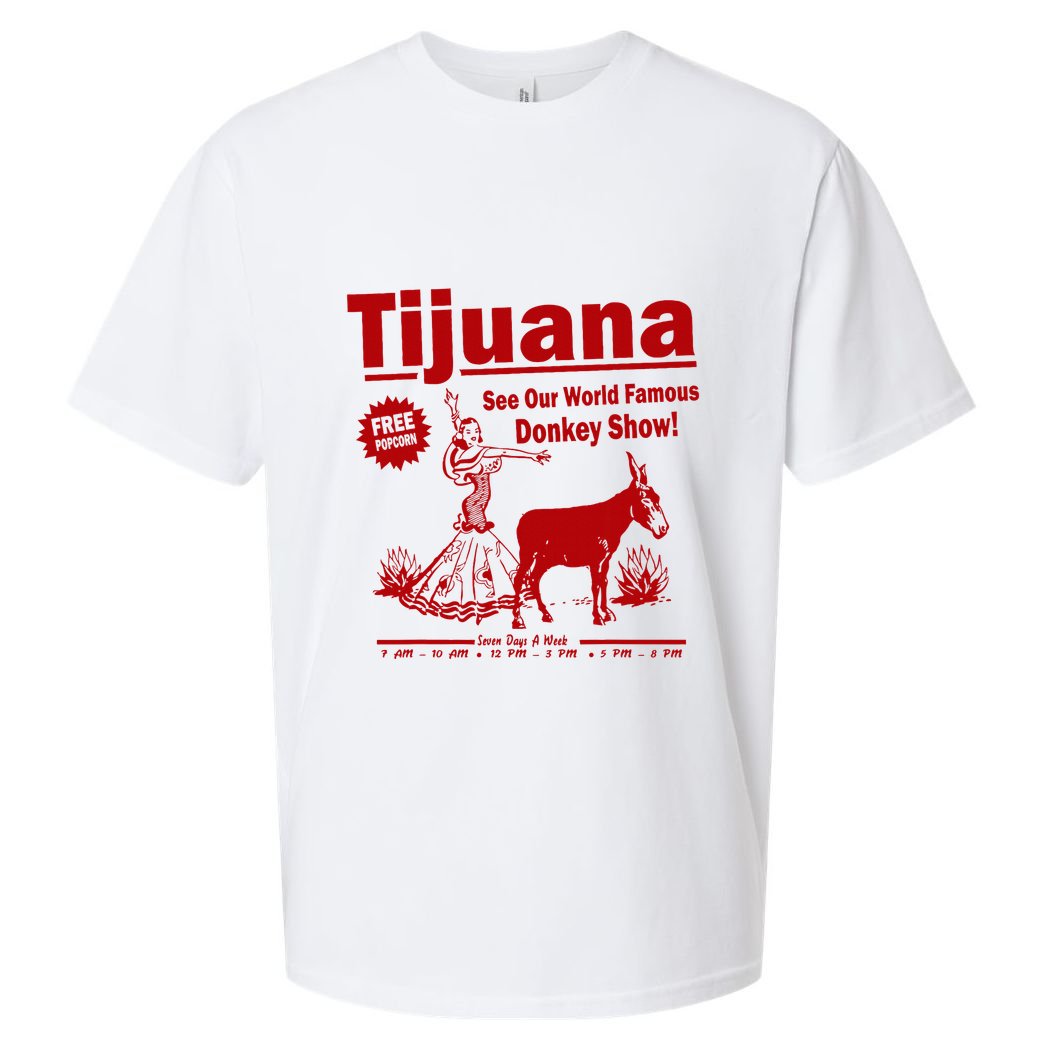 Tijuana Donkey Show Essential Sueded Cloud Jersey T-Shirt