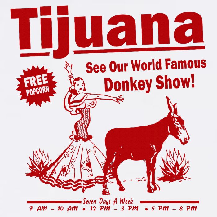 Tijuana Donkey Show Essential Cooling Performance Crew T-Shirt