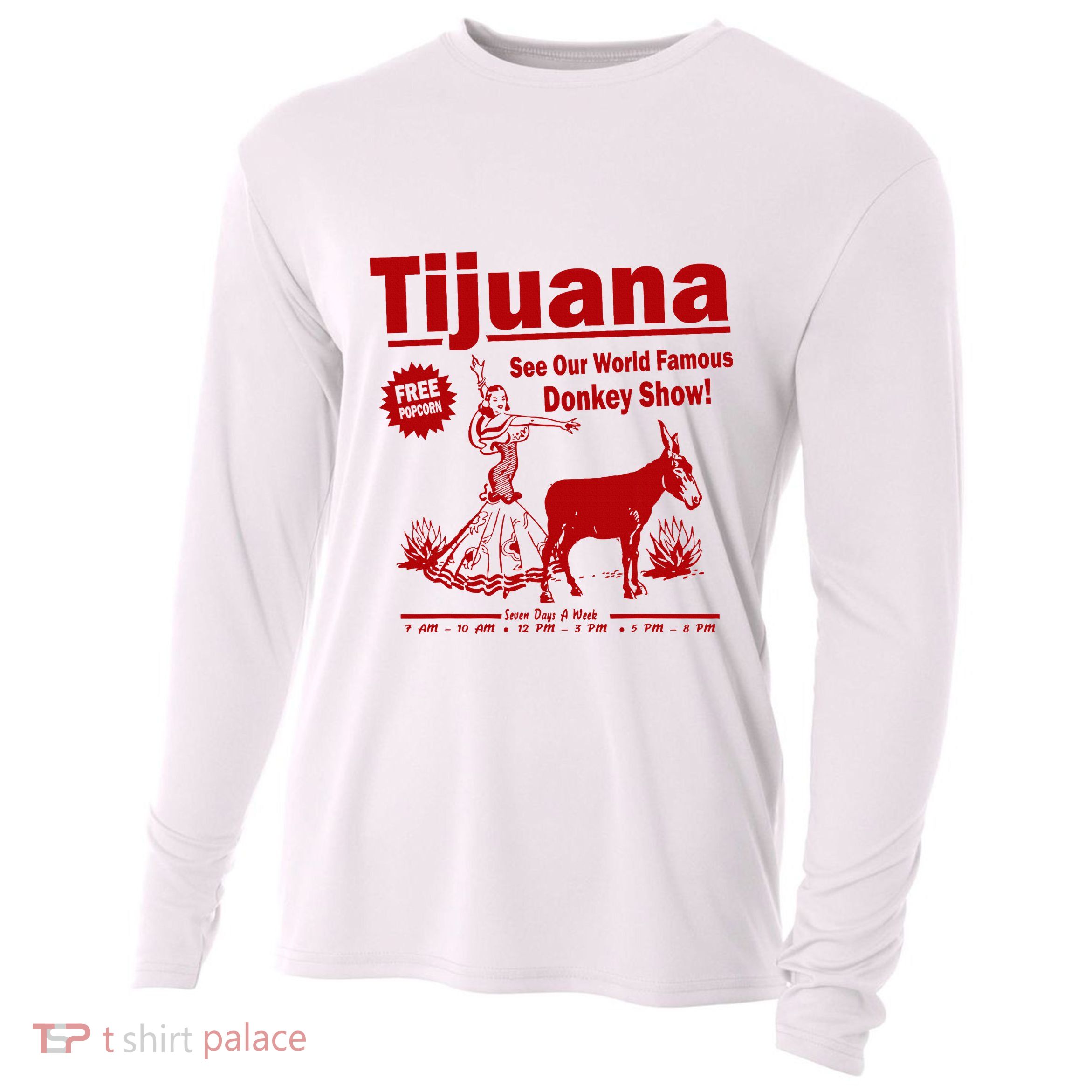 Tijuana Donkey Show Essential Cooling Performance Long Sleeve Crew