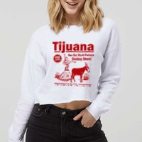 Tijuana Donkey Show Essential Cropped Pullover Crew