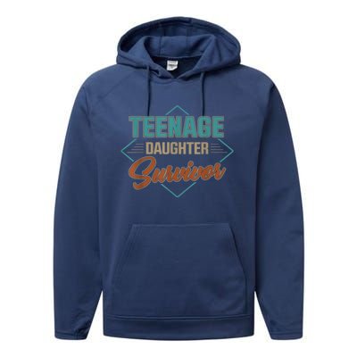 Teenage Daughter Survivor Performance Fleece Hoodie