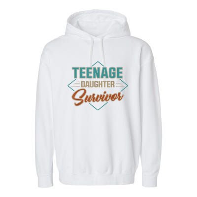 Teenage Daughter Survivor Garment-Dyed Fleece Hoodie