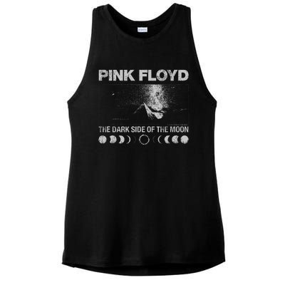 The Dark Side Of The Moon Vintage Poster Ladies PosiCharge Tri-Blend Wicking Tank