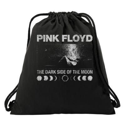 The Dark Side Of The Moon Vintage Poster Drawstring Bag