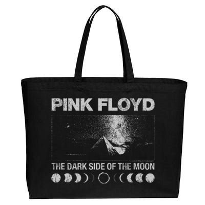 The Dark Side Of The Moon Vintage Poster Cotton Canvas Jumbo Tote