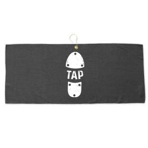 Tap Dancer Shoe Tap Dance Large Microfiber Waffle Golf Towel