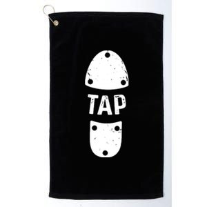 Tap Dancer Shoe Tap Dance Platinum Collection Golf Towel