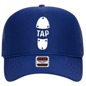 Tap Dancer Shoe Tap Dance High Crown Mesh Back Trucker Hat