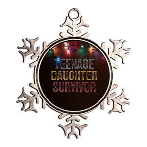 Teenage Daughter Survivor Metallic Star Ornament