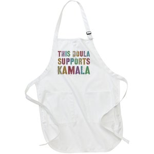 This Doula Supports Kamala 2024 47th Grab Him By Ballot Full-Length Apron With Pockets