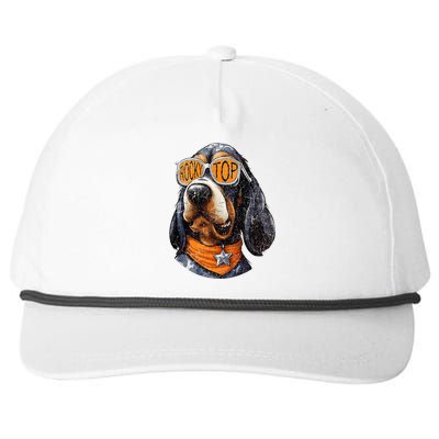 Tennessee Dog Sport Lovers Coonhound Fan Rocky Top Tn Snapback Five-Panel Rope Hat