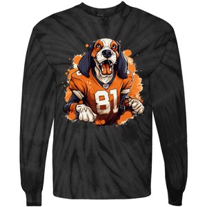 Tennessee Dog Sport Lovers Tennessee Tri Stars Tie-Dye Long Sleeve Shirt