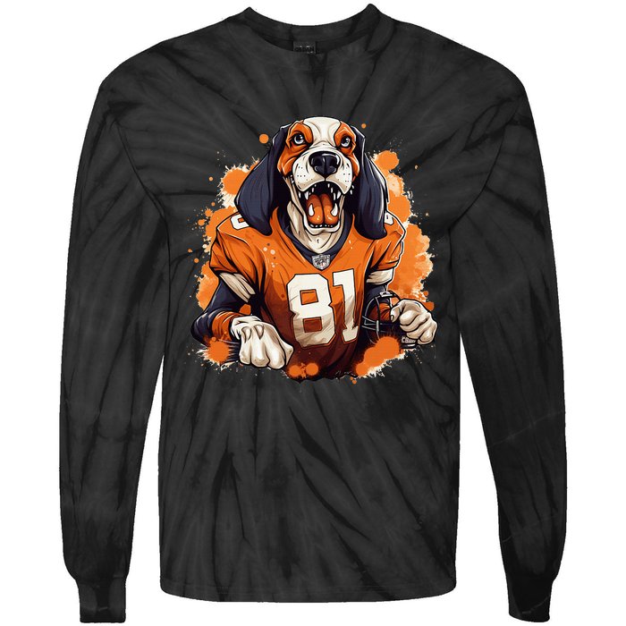 Tennessee Dog Sport Lovers Tennessee Tri Stars Tie-Dye Long Sleeve Shirt