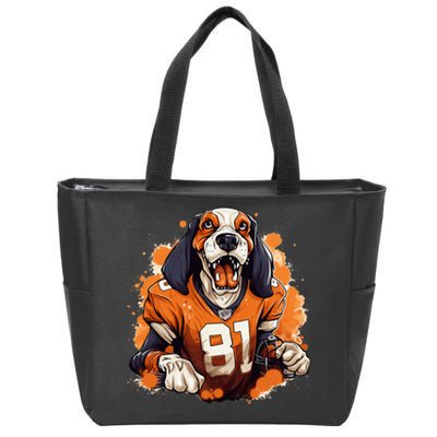 Tennessee Dog Sport Lovers Tennessee Tri Stars Zip Tote Bag