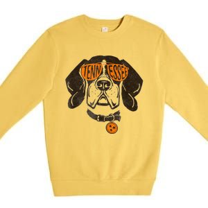 Tennessee Dog Sport Lovers | Tennessee Tri Stars Flag Premium Crewneck Sweatshirt