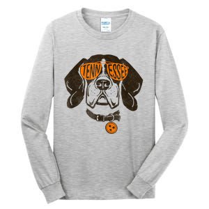 Tennessee Dog Sport Lovers | Tennessee Tri Stars Flag Tall Long Sleeve T-Shirt