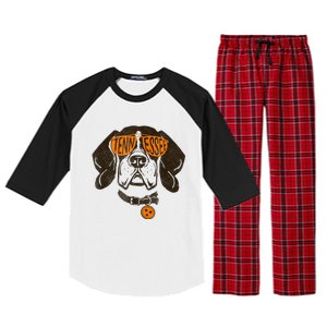 Tennessee Dog Sport Lovers | Tennessee Tri Stars Flag Raglan Sleeve Pajama Set