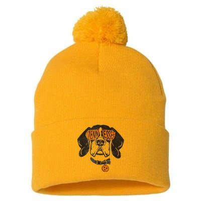 Tennessee Dog Sport Lovers | Tennessee Tri Stars Flag Pom Pom 12in Knit Beanie