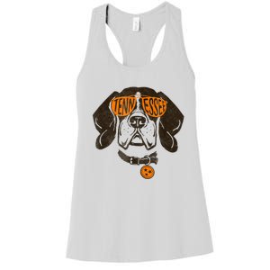 Tennessee Dog Sport Lovers | Tennessee Tri Stars Flag Women's Racerback Tank