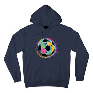 Tie Dye Soccer Ball For All Soccer Lovers Men Women Hoodie