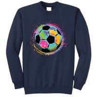 Tie Dye Soccer Ball For All Soccer Lovers Men Women Sweatshirt