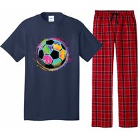 Tie Dye Soccer Ball For All Soccer Lovers Men Women Pajama Set