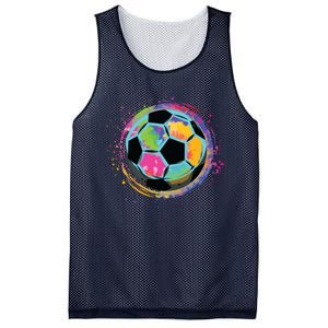 Tie Dye Soccer Ball For All Soccer Lovers Men Women Mesh Reversible Basketball Jersey Tank