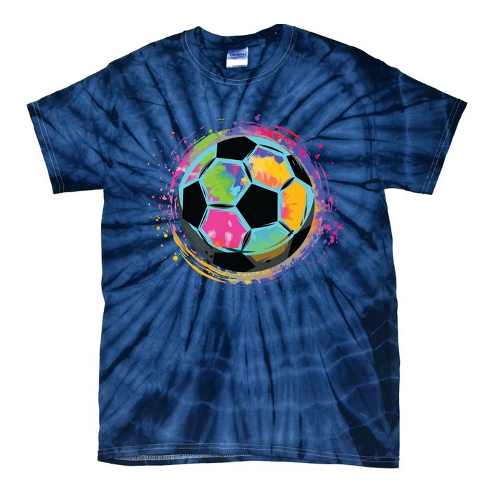 Tie Dye Soccer Ball For All Soccer Lovers Men Women Tie-Dye T-Shirt