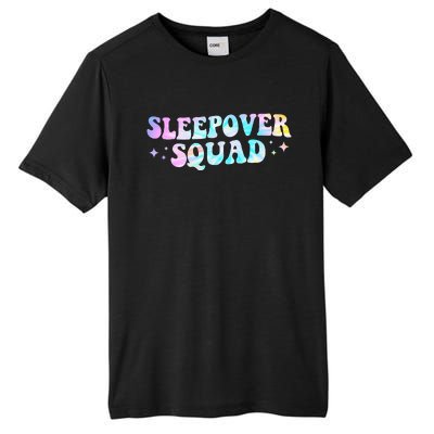 Tie Dye Sleepover Squad Pajama Party Slumber Party  Tall Fusion ChromaSoft Performance T-Shirt