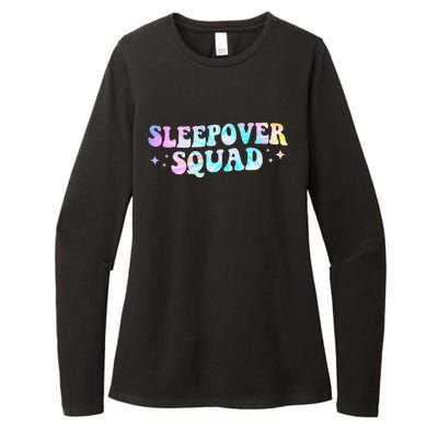 Tie Dye Sleepover Squad Pajama Party Slumber Party  Womens CVC Long Sleeve Shirt