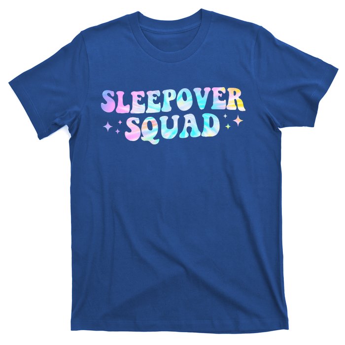 Tie Dye Sleepover Squad Pajama Party Slumber Party  T-Shirt