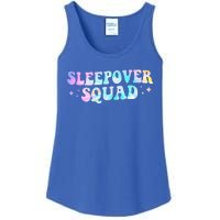 Tie Dye Sleepover Squad Pajama Party Slumber Party  Ladies Essential Tank